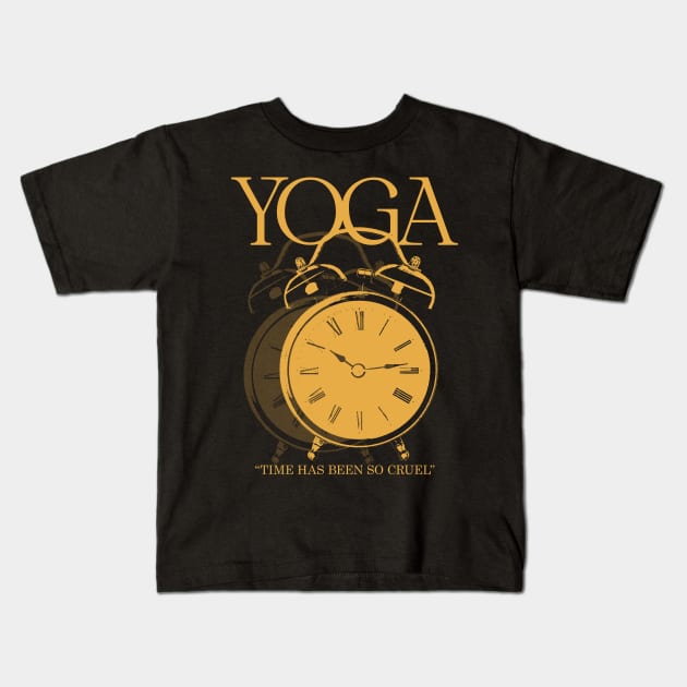 Yoga 90s Germany Kids T-Shirt by amarhanah